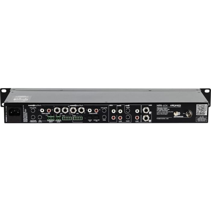 Mezclador Amplificador De 6 Entradas, Usb, Fm, Rackable 3 Mezclador Amplificador De 6 Entradas, Usb, Fm, Rackable 3