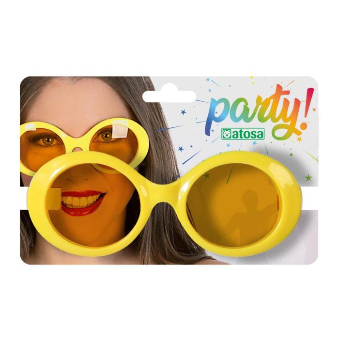 Gafas Carnaval Amarillo Mujer Adulto 1