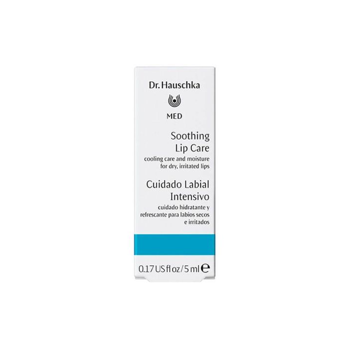 Dr. Hauschka Bálsamo Labial Cuidado Intensivo 5 ml con Caléndula, Equinácea y Jojoba | Regenerador y Protector