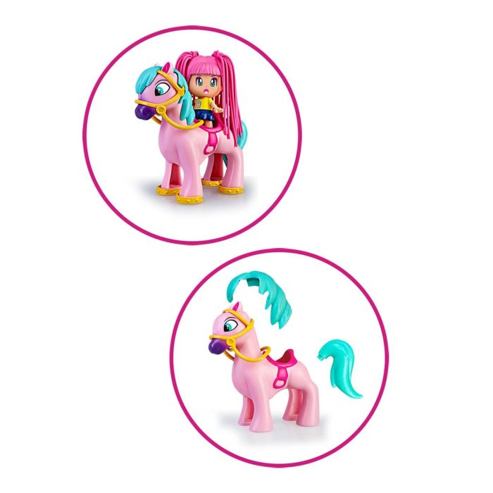 Famosa Pinypon Pelazo y Poni Melena 7/17180 Juguete para Niños y Niñas con Accesorios 3