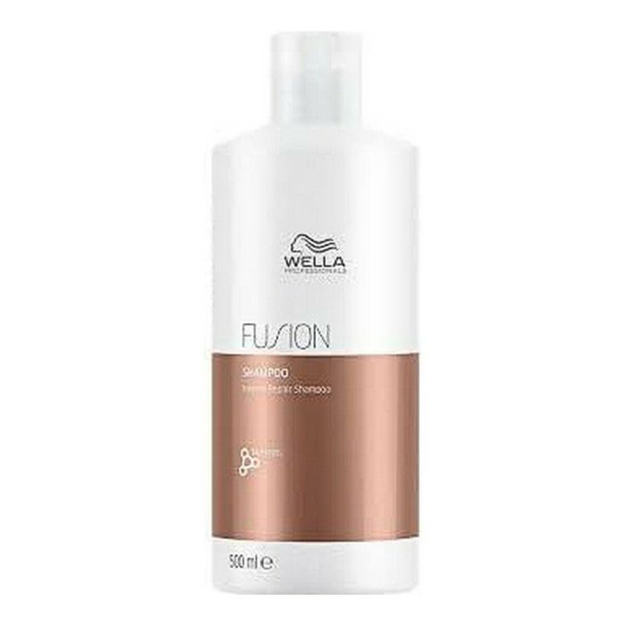 Wella Professionals FUSION Champú Reparación Intensa Cabellos Dañados, Anti-Rotura e Hidratante con Aminoácidos de Seda 500 ml Wella Professionals FUSION Champú Reparación Intensa Cabellos Dañados, Anti-Rotura e Hidratante con Aminoácidos de Seda 500 ml