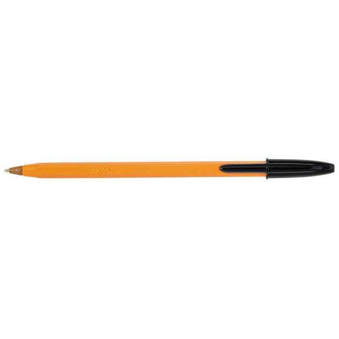 Bic Bolígrafo Naranja Original Fine Negro Caja 20 Ud 1