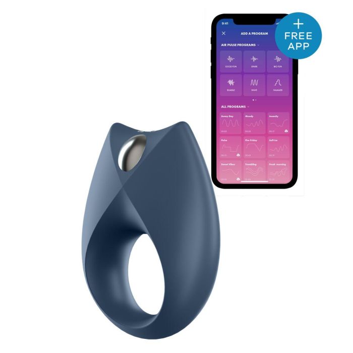 Satisfyer Royal anillo vibrador azul oscuro