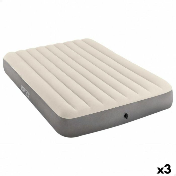 Colchón Hinchable Intex 152 x 25 x 203 cm (3 Unidades) Colchón Hinchable Intex 152 x 25 x 203 cm (3 Unidades)
