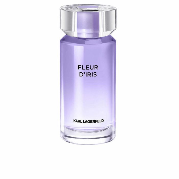 Karl Lagerfeld Fleur d'Iris Eau de Parfum Vaporizador 100 ml para Mujer | Colección Les Parfums Matières, Aroma Floral Ambarino