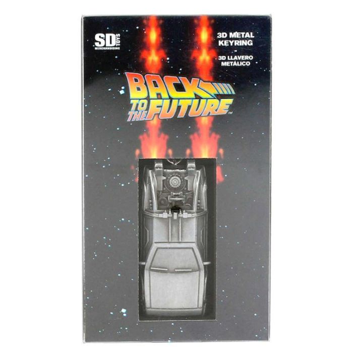 SD TOYS Llavero 3D metal Delorean de Regreso al Futuro Back to the Future 7cm