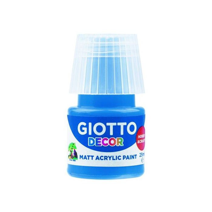 Pintura Acrilica Giotto 25 Ml (Bote) Azul Cobalto 6 unidades