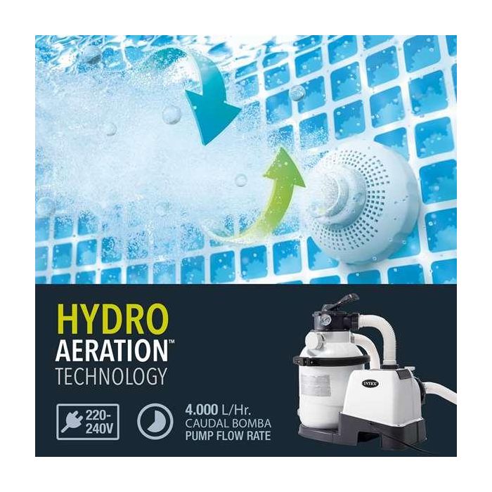 Intex Depuradora Filtro Arena Electrica 5700l/h 220/240v 4 Intex Depuradora Filtro Arena Electrica 5700l/h 220/240v 4