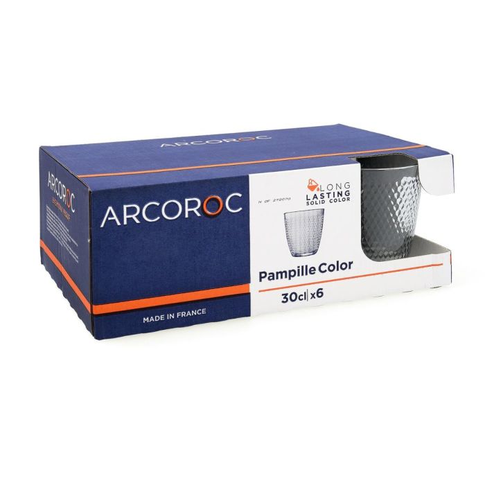 Set de Vasos Arcoroc Pampille Mazzarine Vidrio 310 ml 6 Unidades 4