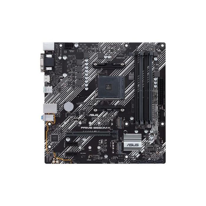 Asus Placa Base Prime B550M-K Socket AM4 DDR4 PCIe 4.0 Micro ATX 90MB14V0-M0EAY0