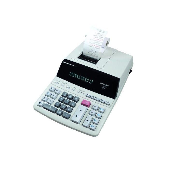 Calculadora Impresora Sharp 12 Digitos El-2607V