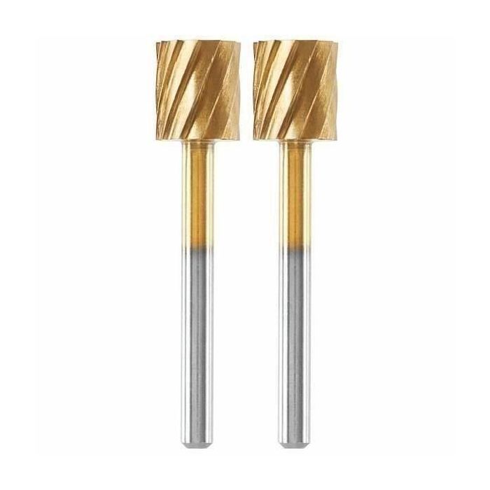 Juego de 2 cortadores de acero de alta velocidad de alta durabilidad Dremel Max 115 - ø 7,8 mm cilíndricos Juego de 2 cortadores de acero de alta velocidad de alta durabilidad Dremel Max 115 - ø 7,8 mm cilíndricos