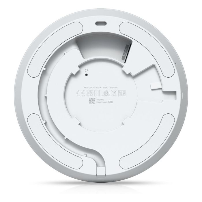 Ubiquiti 5MP CMOS, 2K (4MP) Cámara de Vigilancia 360°, Audio Bidireccional, IPX4, IK08, PoE, Blanca 4