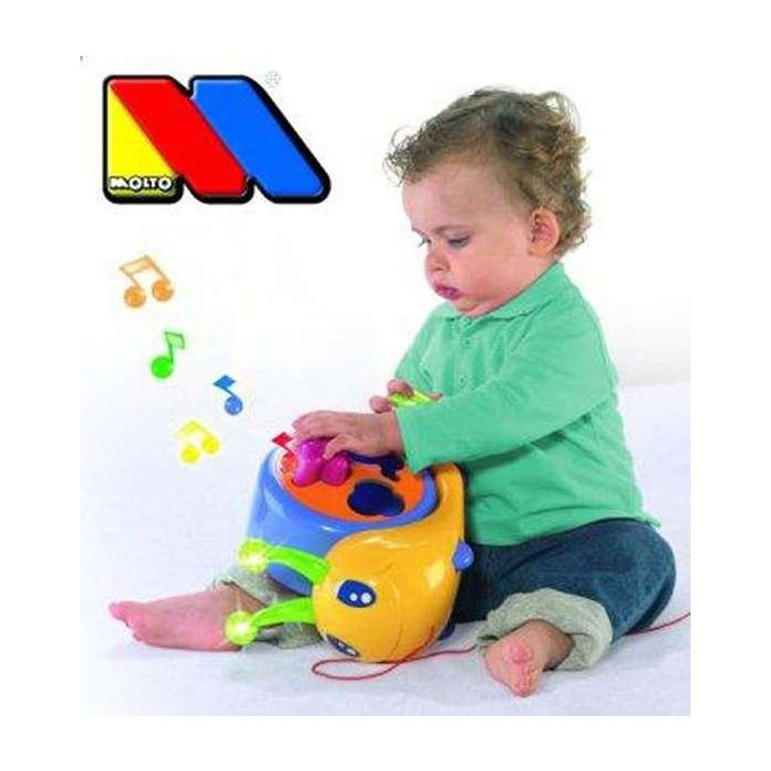 Arrastre caracol encajable con musica 26cm. 7