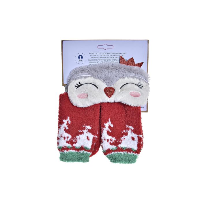 DKD Home Decor Antifaz de Navidad Fantasía Multicolor. Set de 2 Piezas de Poliéster y Algodón (19x9x1 cm) 3 DKD Home Decor Antifaz de Navidad Fantasía Multicolor. Set de 2 Piezas de Poliéster y Algodón (19x9x1 cm) 3
