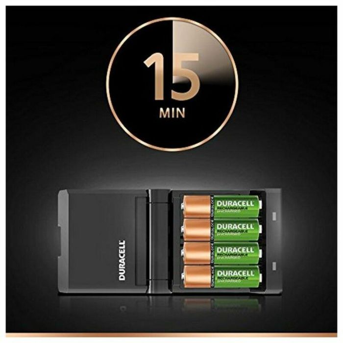 Cargador + Pilas Recargables DURACELL CEF27 2 x AA + 2 x AAA 1700 mAh 750 mAh (1 unidad) 3