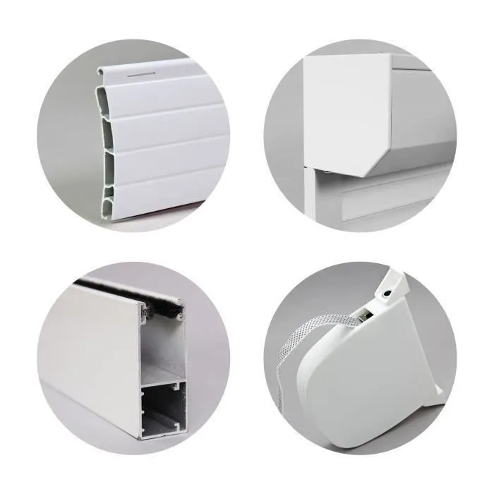 France Combi Persiana manual enrollable de PVC con correa - L 120 x H 120 cm 2 France Combi Persiana manual enrollable de PVC con correa - L 120 x H 120 cm 2