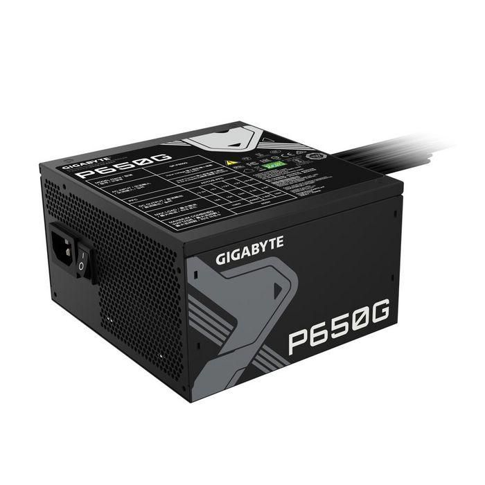 Gigabyte Fuente de Alimentación 650W ATX 80 Plus Bronze con Ventilador 120mm HYB, Condensadores Japoneses y Cables Planos 1