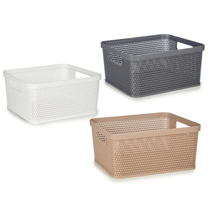 Cesta Multiuso Rectangular Peq Surtidos Col Kipit 24X10CM (18 Unidades) 1 Cesta Multiuso Rectangular Peq Surtidos Col Kipit 24X10CM (18 Unidades) 1