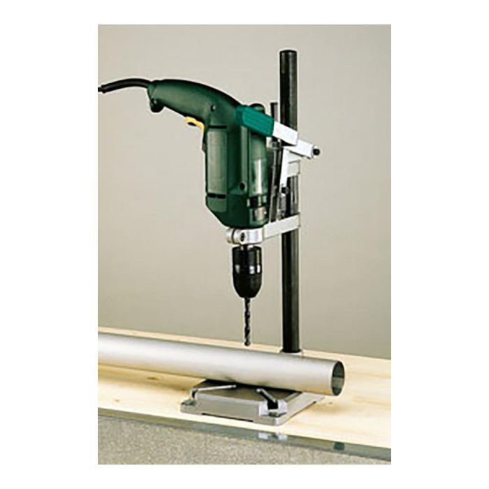 wolfcraft Soporte de Taladro Universal 3406000 Columna Redonda 160x230x500mm Metal Aluminio Profesional 1