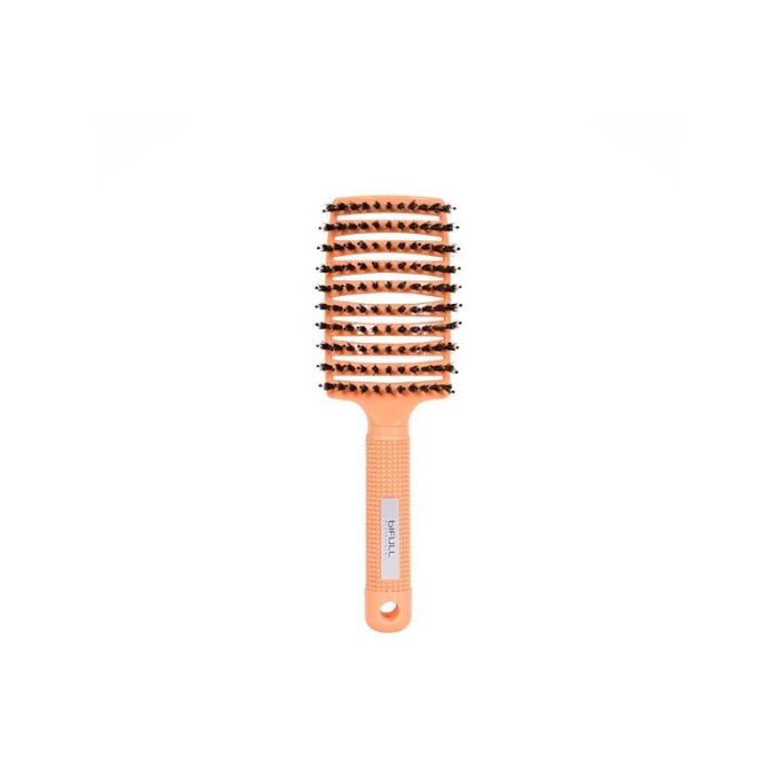 Cepillo Esqueleto De Pelo Jabalí Y Nylon Total Brush Naranja Bifull