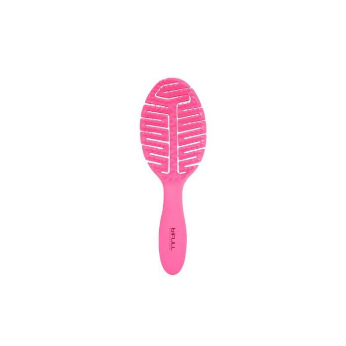 Cepillo Esqueleto Desenredante Fluor Leaf Rosa Bifull