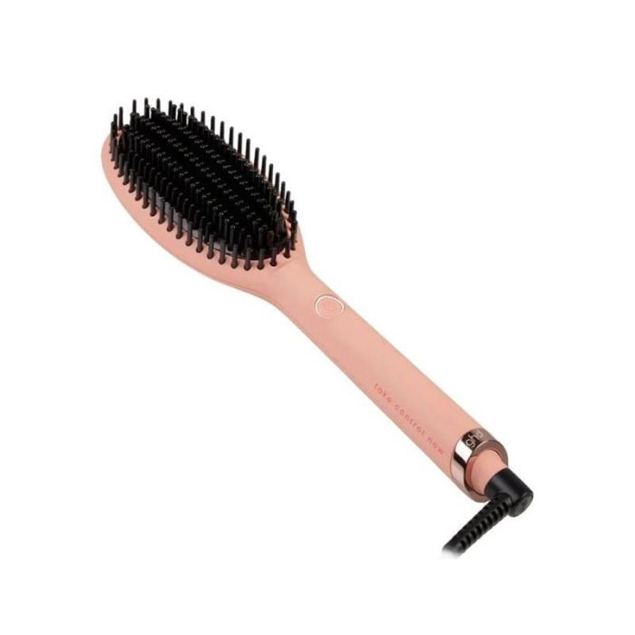Cepillo eléctrico alisador GHD Glide Pink Take Control Now con púas cerámicas y funda térmica Cepillo eléctrico alisador GHD Glide Pink Take Control Now con púas cerámicas y funda térmica