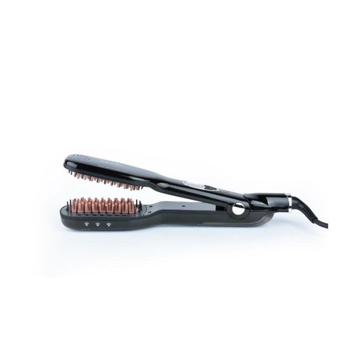 Cepillo Plancha Steam Brush Black Perfect Beauty