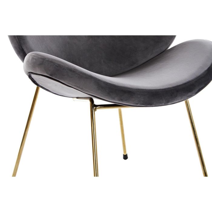 Silla Chic DKD Home Decor Negro Dorado 58 x 73 x 62 cm 3 Silla Chic DKD Home Decor Negro Dorado 58 x 73 x 62 cm 3