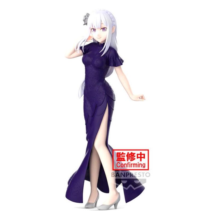 BANPRESTO Figura Emilia Glitter & Glamours Re:Zero Starting Life in Another World 24cm