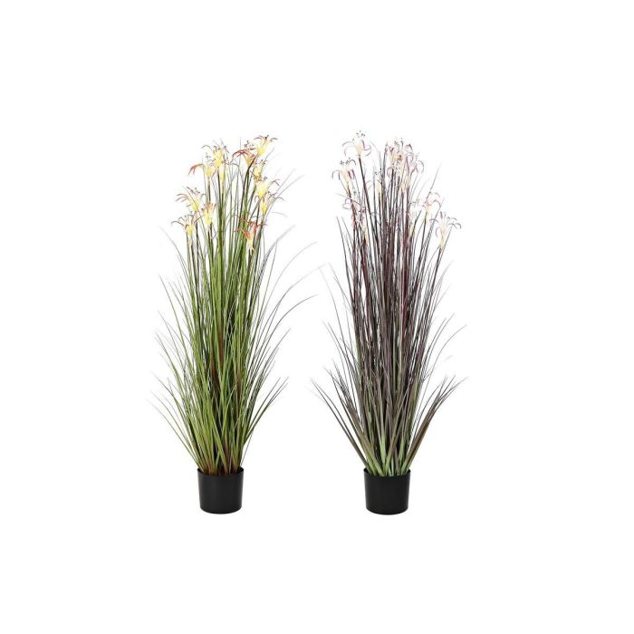 Planta Decorativa DKD Home Decor 45 x 45 x 140 cm Metal Naranja Verde Burdeos PVC (2 Unidades) 0 Planta Decorativa DKD Home Decor 45 x 45 x 140 cm Metal Naranja Verde Burdeos PVC (2 Unidades) 0