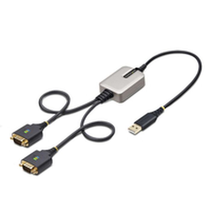 Cable USB Startech 2P1FFC-USB-SERIAL Negro