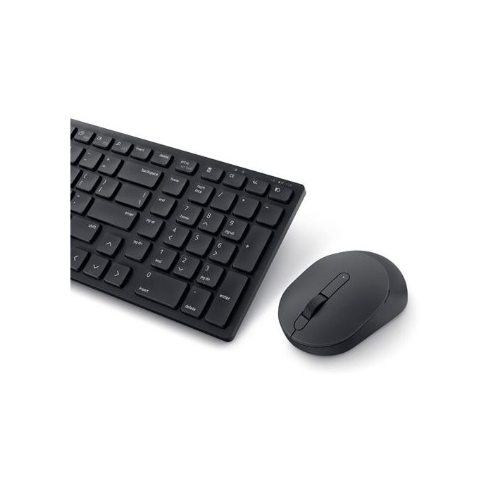 Dell Teclado y Ratón Inalámbricos KB555 y MS355, QWERTY Español, 18 Teclas Programables, Resistente a Salpicaduras, Bluetooth 5.1 y 2.4 GHz 3