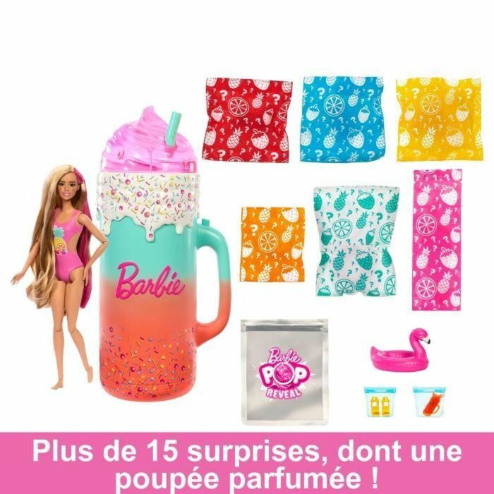 Barbie Caja sorpresa Barbie Pop Reveal HRK57 Muñeca con 15 sorpresas y accesorios 5
