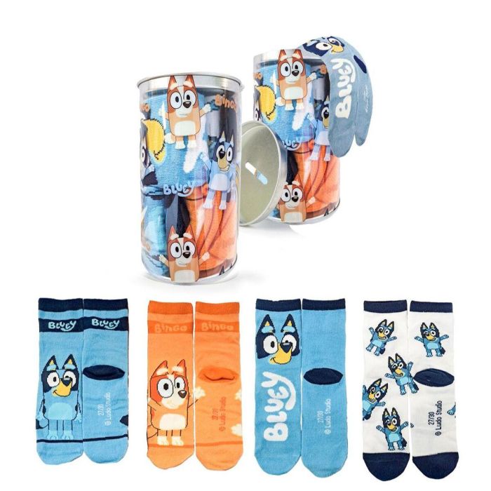 Cerdá Pack Calcetines Bluey Talla 23/26 Multicolor para Niños 6