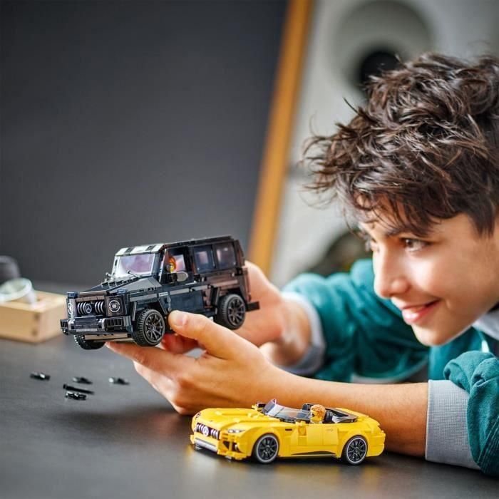 LEGO 76924 Speed Champions: Set de Construcción con Coches Mercedes-AMG G 63 y Mercedes-AMG SL 63, Juguete para Niños y Coleccionistas 4