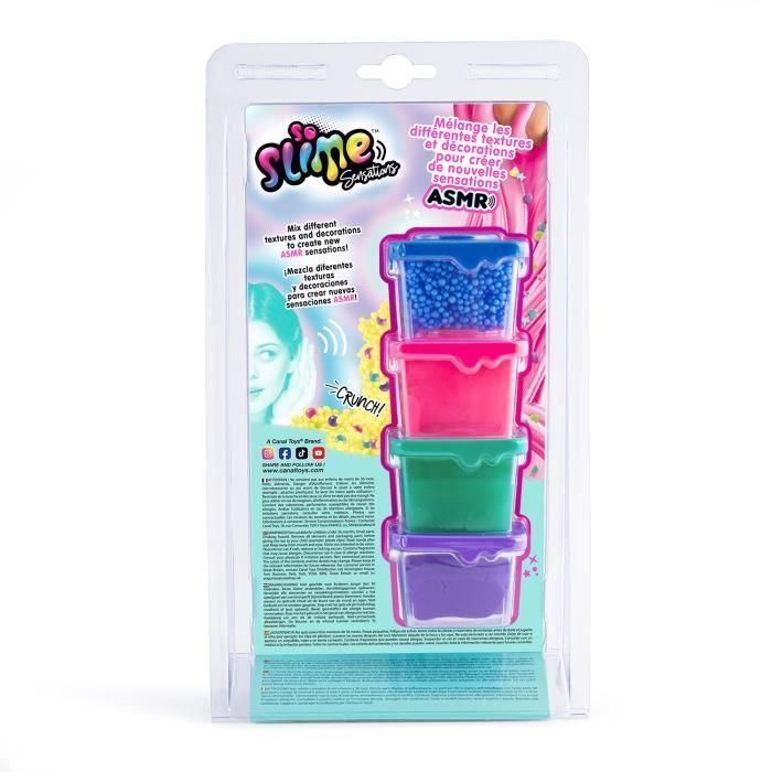 Canal Toys - So Slime DIY - Mix'in Sensations paquete de 4 - Pasatiempos creativos - SSC 232 - Canal Toys 4 Canal Toys - So Slime DIY - Mix'in Sensations paquete de 4 - Pasatiempos creativos - SSC 232 - Canal Toys 4