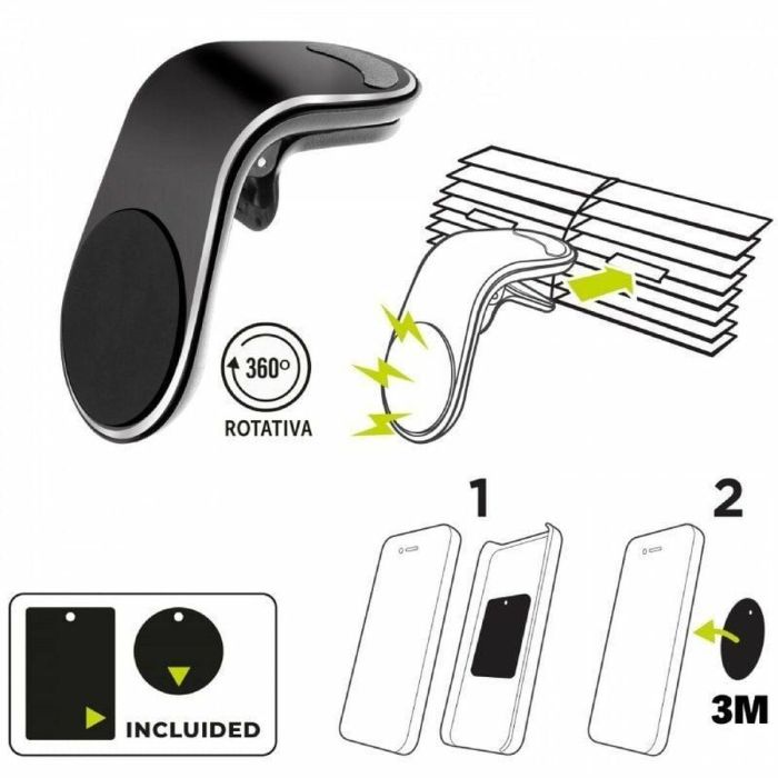 Soporte para móviles Muvit MCCHL0007 3 Soporte para móviles Muvit MCCHL0007 3