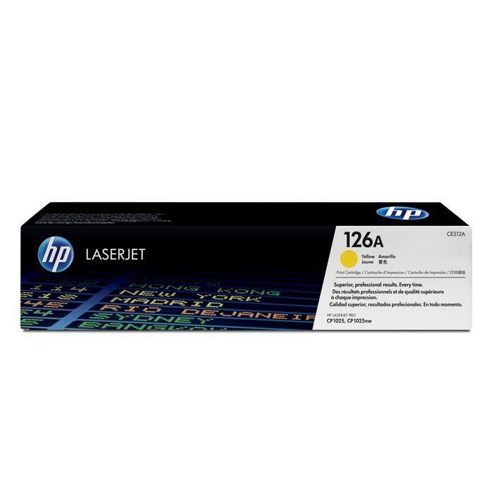 Hp Toner Amarillo Laserjet Pro 100 Cp-1025Nw-1025-1020 - 126A