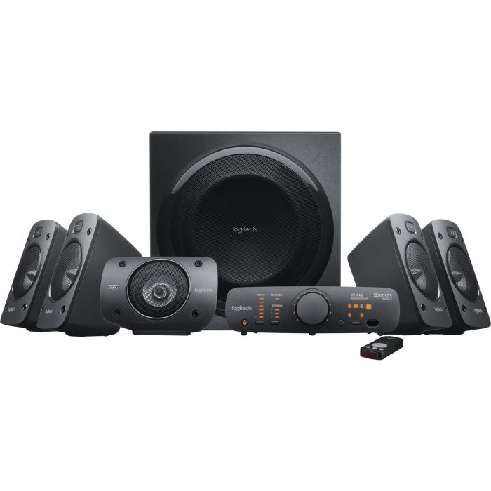 Logitech Z906 Altavoces 5.1 Surround Sound 500W RMS con Certificación THX, Dolby Digital y DTS para PC, MAC, Consolas y TV 1 Logitech Z906 Altavoces 5.1 Surround Sound 500W RMS con Certificación THX, Dolby Digital y DTS para PC, MAC, Consolas y TV 1