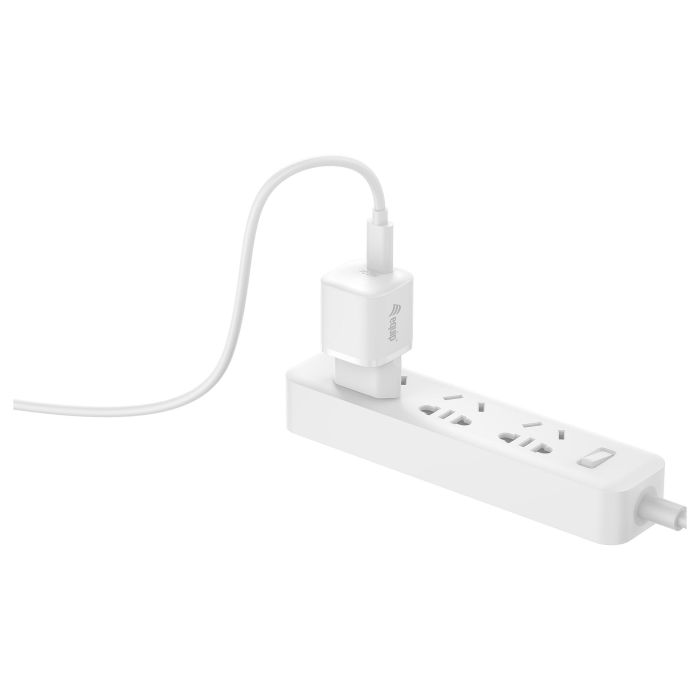 Equip 245520 Cargador de Pared USB-C Power Delivery PD 3.0 20W para iPhone, iPad, Nintendo Switch y Smartphones, Carga Rápida