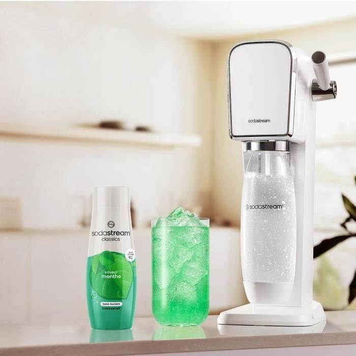 Concentrados SODASTREAM - Pack de 6 Concentrados de Menta Sin Azúcar - Hasta 54L de Bebida - 440 ml 2 Concentrados SODASTREAM - Pack de 6 Concentrados de Menta Sin Azúcar - Hasta 54L de Bebida - 440 ml 2