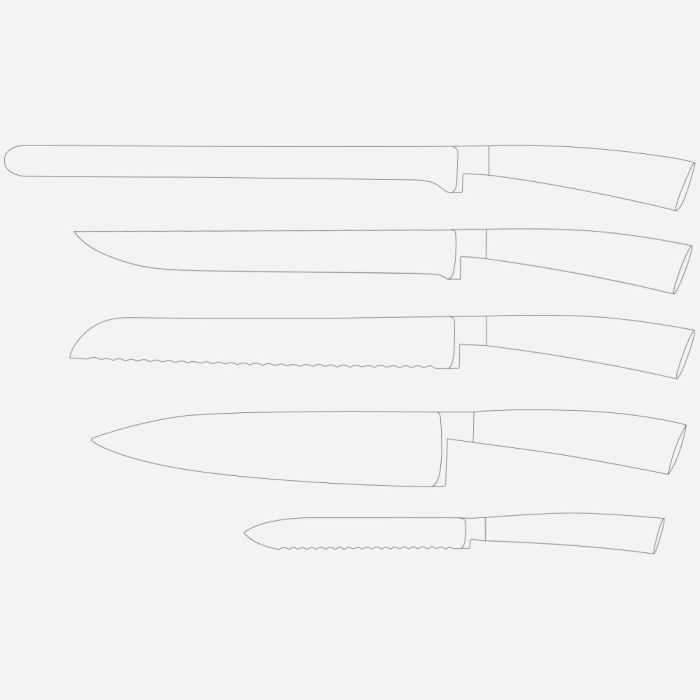 Berkel Elegance Red Chef-Set 5-tlg. 2