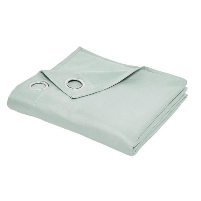 Cortina aislante térmica TODAY Essential Uni - 140 x 240 cm - Celadon 1 Cortina aislante térmica TODAY Essential Uni - 140 x 240 cm - Celadon 1