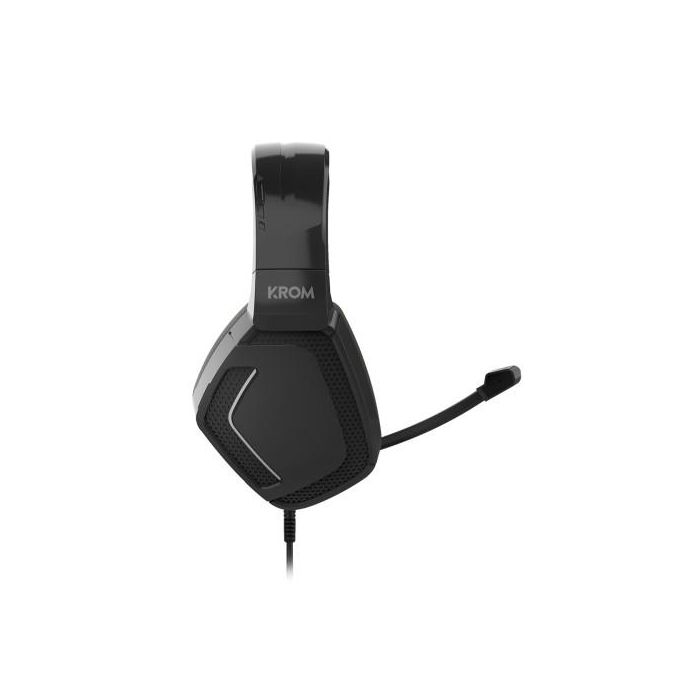 Krom Auriculares Gaming Kopa Pro NXKROMKOPAPRO con Micrófono Jack 3.5mm Negros Compatibles PC PS4 PS5 Switch Smartphones Tablets 4