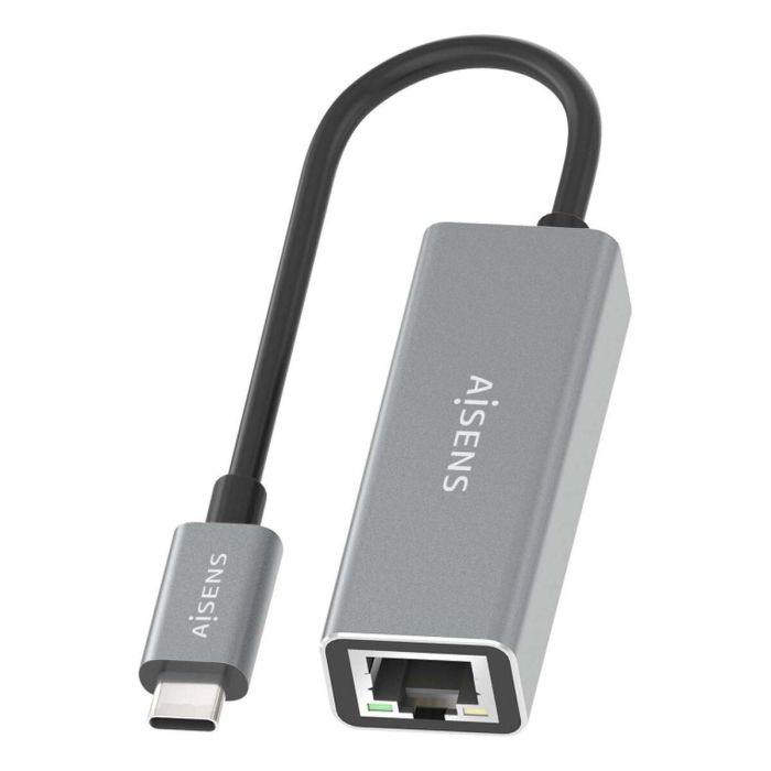 AISENS - CONVERSOR USB3.1 GEN1 USB-C A ETHERNET GIGABIT 10/100/1000 MBPS, GRIS, 15CM 3 AISENS - CONVERSOR USB3.1 GEN1 USB-C A ETHERNET GIGABIT 10/100/1000 MBPS, GRIS, 15CM 3