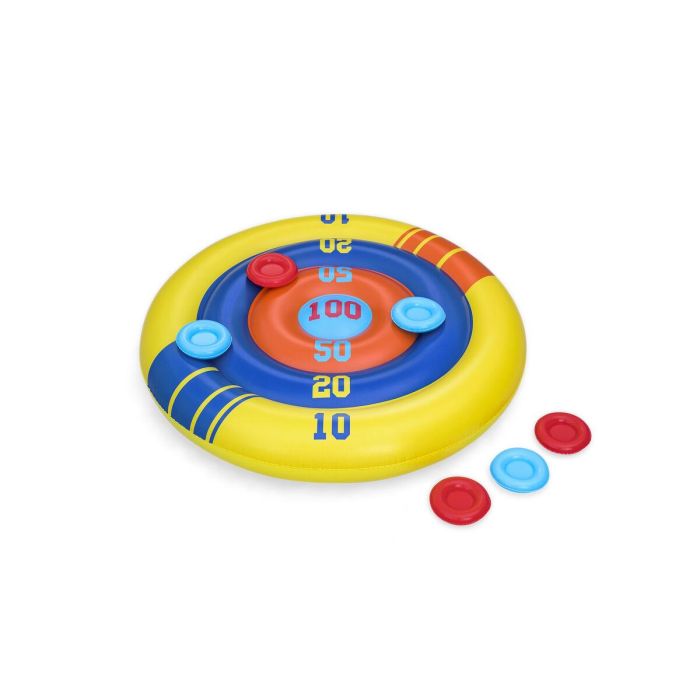 Bestway Juego Flotante Lanza Hinchable Discos D140 cm +3 Años Piscina 52566 1 Bestway Juego Flotante Lanza Hinchable Discos D140 cm +3 Años Piscina 52566 1