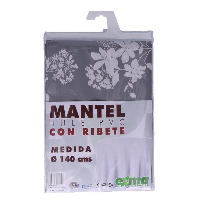 Mantel de hule ribeteado redondo colores surtidos ø140cm exma 7