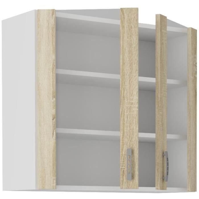 Armario alto SARA - 2 puertas - Decoración roble Sonoma - L80xP31xH71,5 cm - Hecho en Polonia 1 Armario alto SARA - 2 puertas - Decoración roble Sonoma - L80xP31xH71,5 cm - Hecho en Polonia 1