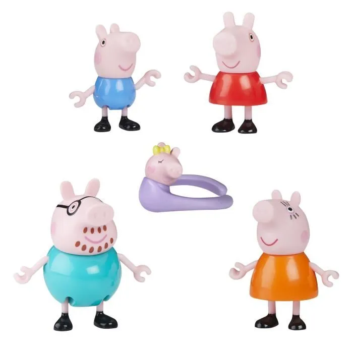 Peppa Pig Figuras Peppa Pig y su Familia 5 Personajes - Modelos Surtidos 2